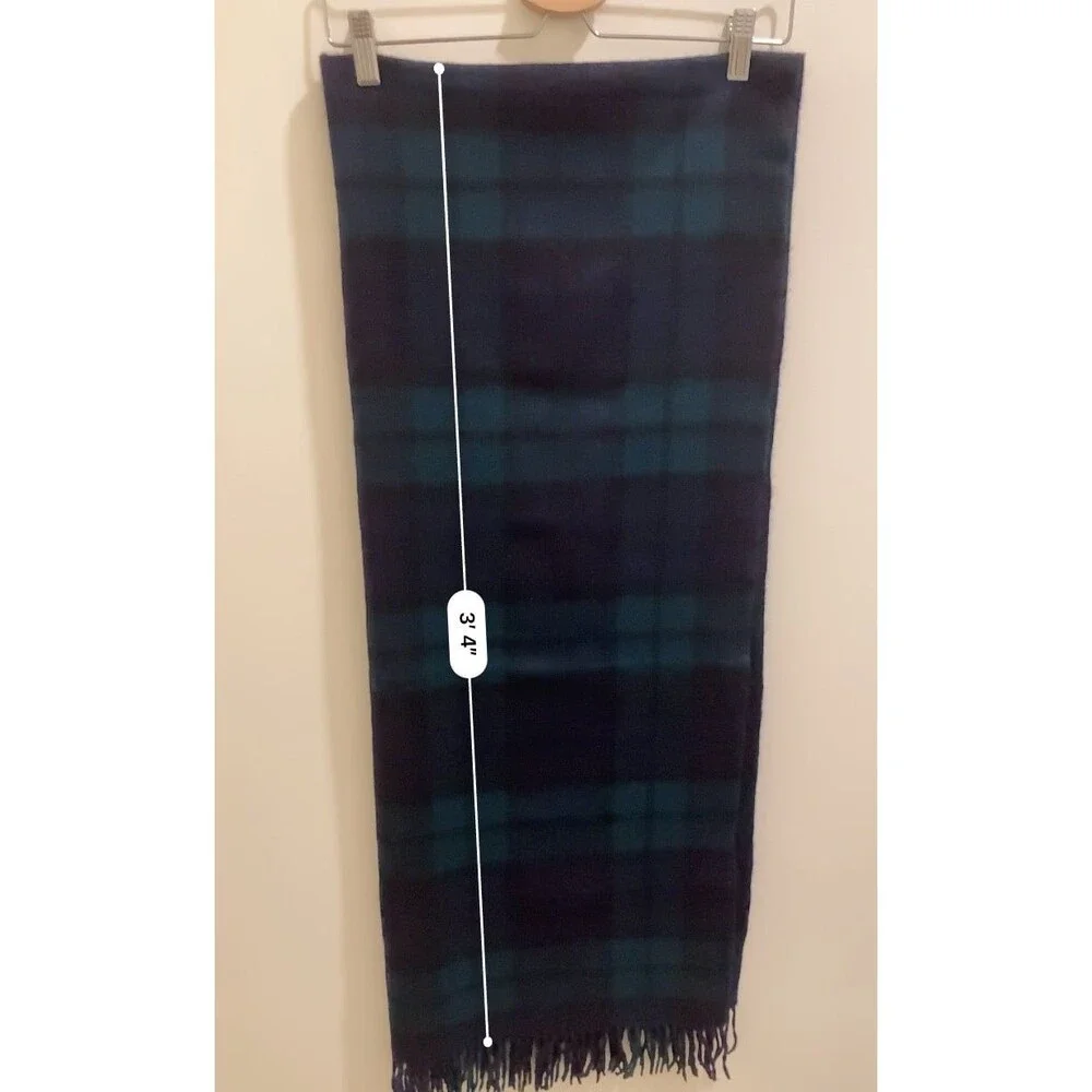 Kiltane of Scotland Cozy Blackwatch Tartan 100% CashmereScarf